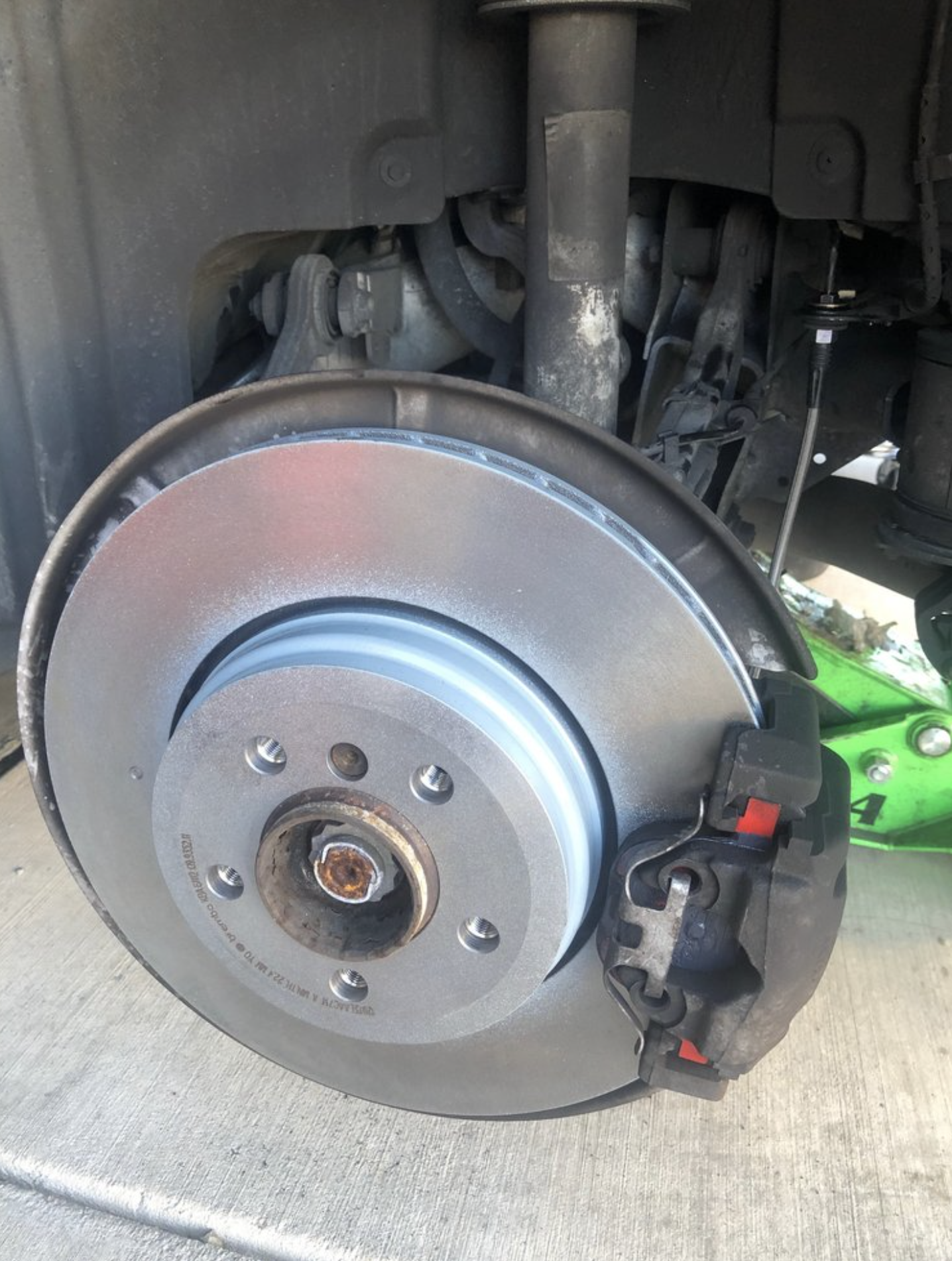 this image shows mobile brake repair in Portland, OR